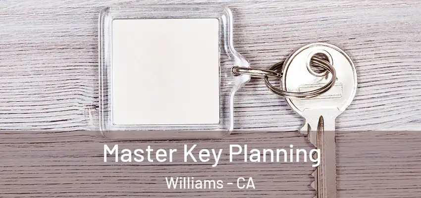  Master Key Planning Williams - CA